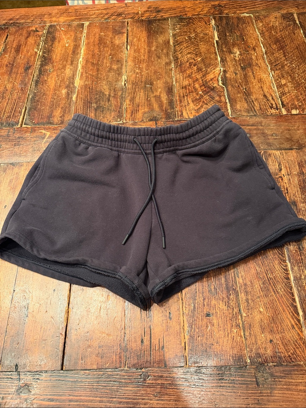 Athleta Black Athletic Drawstring Shorts